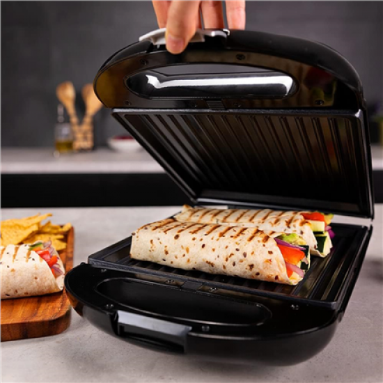 Cecotec Sandwich Maker | Rock'nToast Family 3in1 | 1500 W | Number of plates 3 | Black