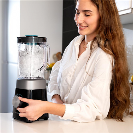 Cecotec Blender | Power Black Titanium 1300MAX B | Tabletop | 1300 W | Jar material Plastic | Jar capacity 1.5 L | Ice crushing | Black