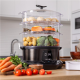 Cecotec Food Steamer | Vapovita 3000 Pro | 1000 W | Number of baskets 3