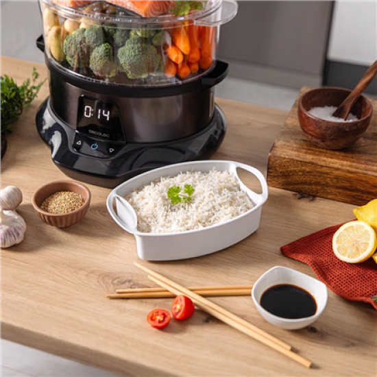 Cecotec Food Steamer | Vapovita 3000 Pro | 1000 W | Number of baskets 3