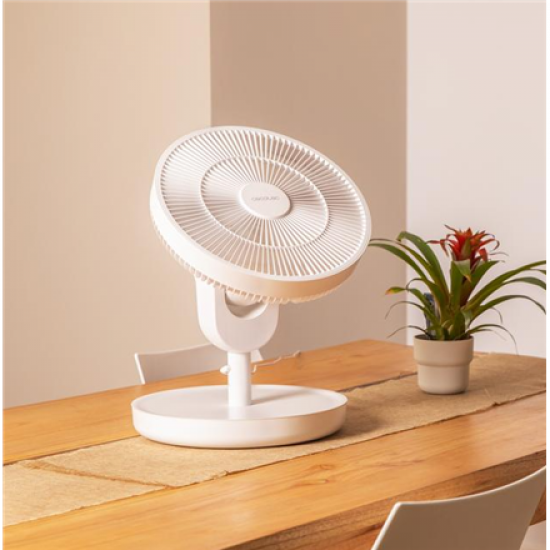 Cecotec EnergySilence 2600 Sunflower Portable Battery-powered fan | Stand Fan | Diameter 33 cm | Number of speeds 12 | Oscillation | 22 W | Remote control