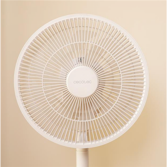 Cecotec EnergySilence 2600 Sunflower Portable Battery-powered fan | Stand Fan | Diameter 33 cm | Number of speeds 12 | Oscillation | 22 W | Remote control