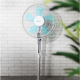 Cecotec EnergySilence 530 Power Connected | Stand Fan | White | Diameter 40 cm | Number of speeds 3 | Oscillation | 50 W | Remote control