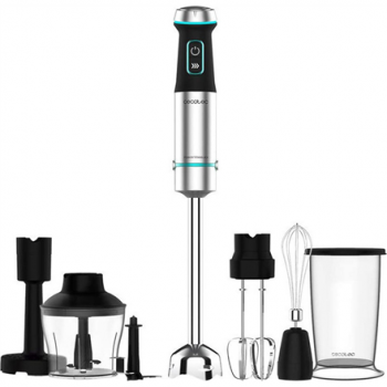 Cecotec | Hand Blender | Power TitanBlack 1200 XL PerfectCream&Crush | Hand Blender | 1200 W | Stainless steel/Black