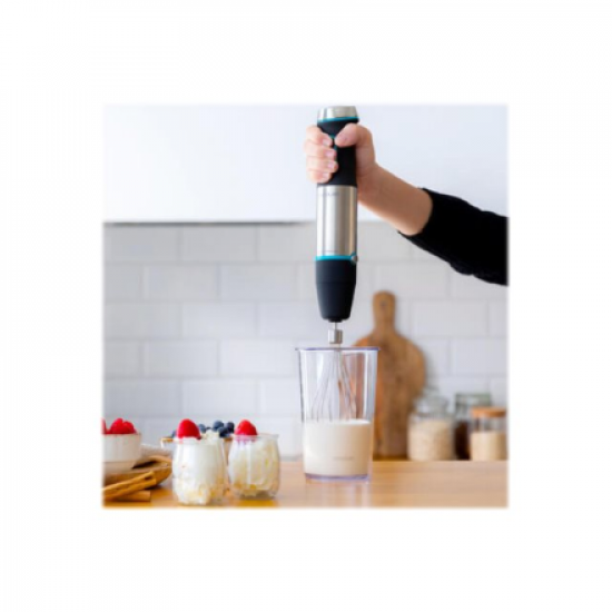 Cecotec | Hand Blender | Power TitanBlack 1200 XL PerfectCream&Crush | Hand Blender | 1200 W | Stainless steel/Black