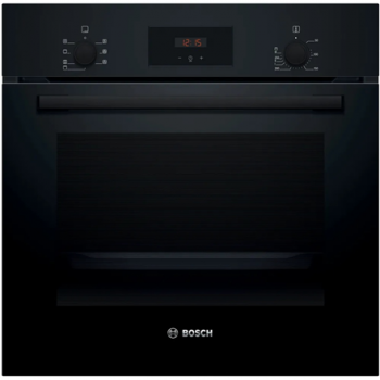 Bosch Oven | HBF133BA1 | 66 L | Electric | EcoClean | Knobs | Height 59.5 cm | Width 59.4 cm | Black