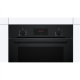 Bosch Oven | HBF133BA1 | 66 L | Electric | EcoClean | Knobs | Height 59.5 cm | Width 59.4 cm | Black