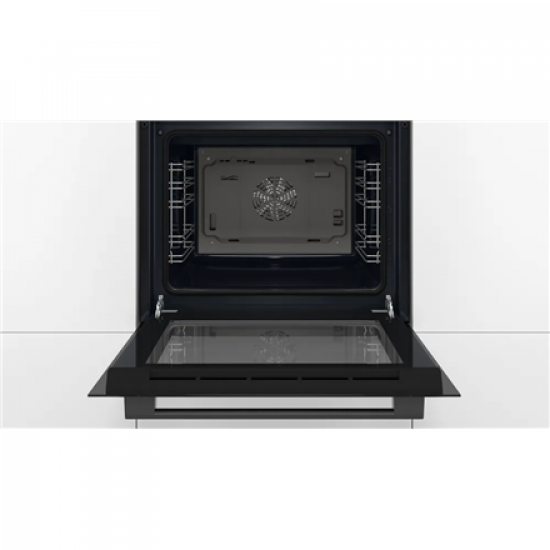 Bosch Oven | HBF133BA1 | 66 L | Electric | EcoClean | Knobs | Height 59.5 cm | Width 59.4 cm | Black