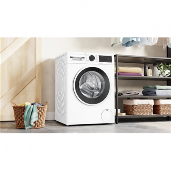 Bosch Washing Machine | WGG254ZWSN | Energy efficiency class A | Front loading | Washing capacity 10 kg | 1400 RPM | Depth 63 cm | Width 60 cm | Display | LED | Steam function | White