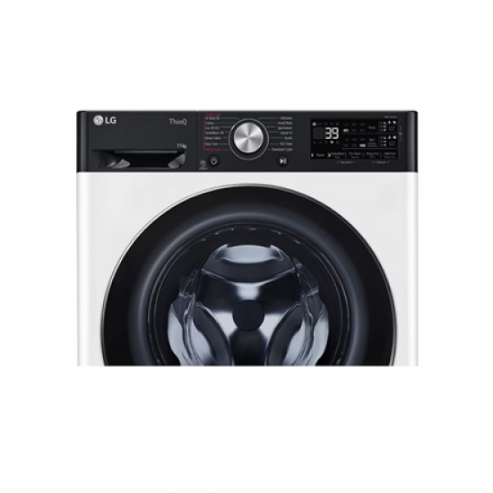 LG Washing machine | F4WR711S3HA | Energy efficiency class A | Front loading | Washing capacity 11 kg | 1400 RPM | Depth 57 cm | Width 60 cm | Display | LED | Steam function | Direct drive | Wi-Fi | White