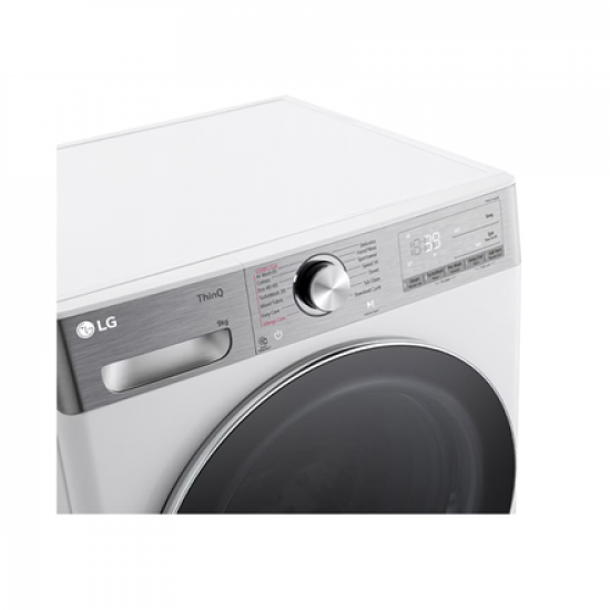 LG Washing machine with dryer | F4DR913P3WA | Energy efficiency class A/D | Front loading | Washing capacity 13 kg | 1400 RPM | Depth 62 cm | Width 60 cm | Display | LED | Drying system | Drying capacity 7 kg | Steam function | Direct drive | Wi-Fi | Whit