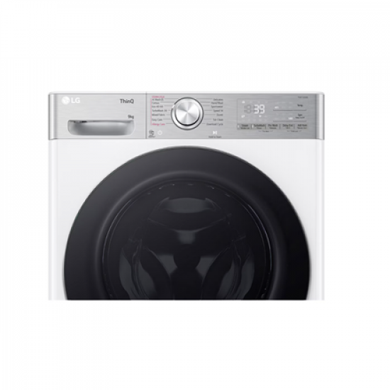 LG Washing machine with dryer | F4DR913P3WA | Energy efficiency class A/D | Front loading | Washing capacity 13 kg | 1400 RPM | Depth 62 cm | Width 60 cm | Display | LED | Drying system | Drying capacity 7 kg | Steam function | Direct drive | Wi-Fi | Whit