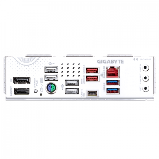 Gigabyte B850 EAGLE ICE | Processor family AMD | Processor socket AM5 | DDR5 | Supported hard disk drive interfaces SATA, M.2 | Number of SATA connectors 4
