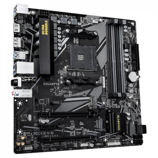 Gigabyte B550M DS3H AC R2 | Processor family AMD | Processor socket AM4 | DDR4 DIMM | Supported hard disk drive interfaces SATA, M.2 | Number of SATA connectors 4