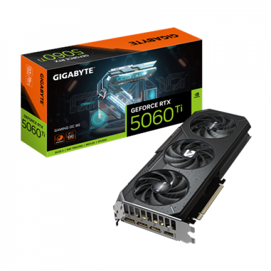 Gigabyte GeForce RTX 5060 Ti GAMING OC 8G | NVIDIA | 8 GB | GeForce RTX 5060 Ti | GDDR7 | HDMI ports quantity 1 | PCI-E 5.0