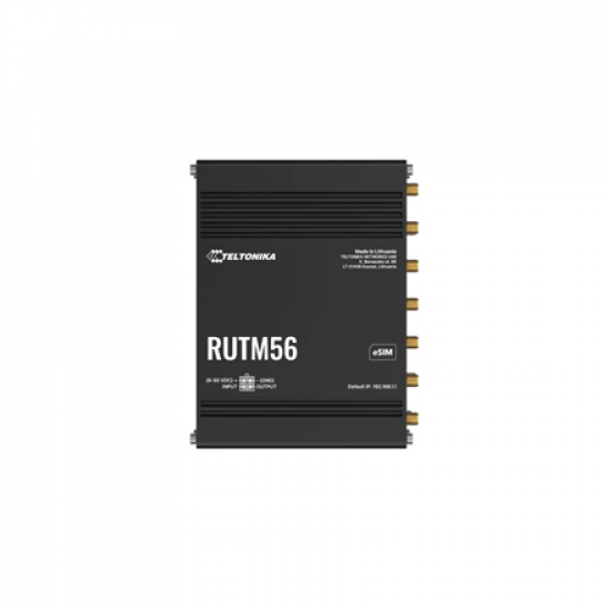 Teltonika Dual Modem Router | RUTM56 | 802.11ac | 10/100/1000 Mbit/s | Ethernet LAN (RJ-45) ports 4 | Mesh Support Yes | MU-MiMO Yes | No mobile broadband