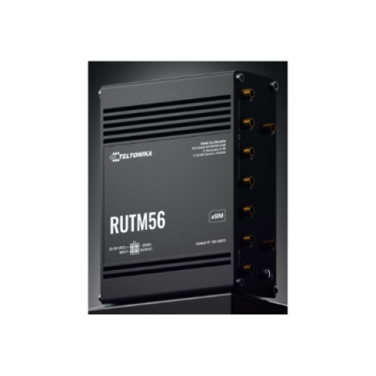 Teltonika Dual Modem Router | RUTM56 | 802.11ac | 10/100/1000 Mbit/s | Ethernet LAN (RJ-45) ports 4 | Mesh Support Yes | MU-MiMO Yes | No mobile broadband