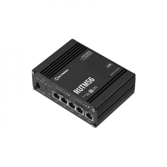 Teltonika Dual Modem Router | RUTM56 | 802.11ac | 10/100/1000 Mbit/s | Ethernet LAN (RJ-45) ports 4 | Mesh Support Yes | MU-MiMO Yes | No mobile broadband