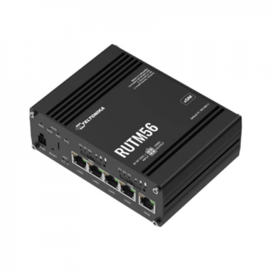 Teltonika Dual Modem Router | RUTM56 | 802.11ac | 10/100/1000 Mbit/s | Ethernet LAN (RJ-45) ports 4 | Mesh Support Yes | MU-MiMO Yes | No mobile broadband