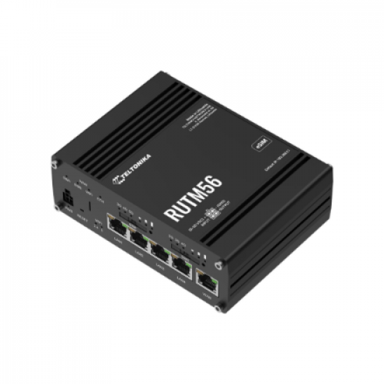 Teltonika Dual Modem Router | RUTM56 | 802.11ac | 10/100/1000 Mbit/s | Ethernet LAN (RJ-45) ports 4 | Mesh Support Yes | MU-MiMO Yes | No mobile broadband