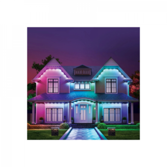 Nanoleaf Smart Multicolor Permanent Outdoor Lights Expansion Pack, 5m