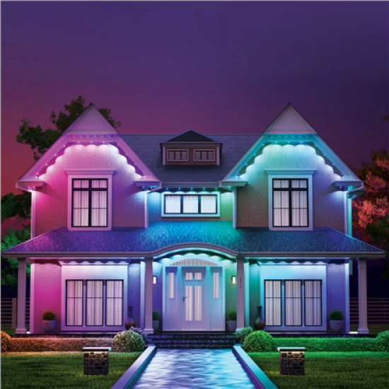 Nanoleaf Smart Multicolor Permanent Outdoor Lights Expansion Pack, 5m