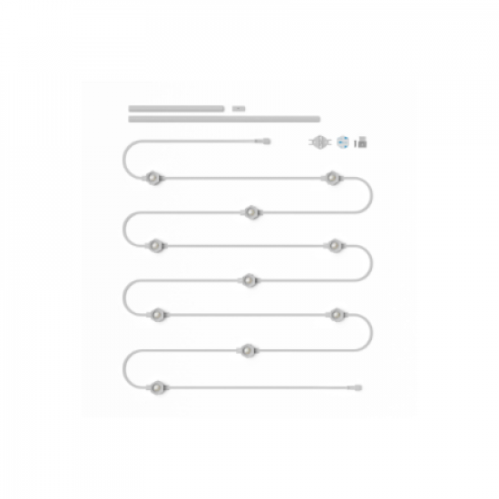 Nanoleaf Smart Multicolor Permanent Outdoor Lights Expansion Pack, 5m