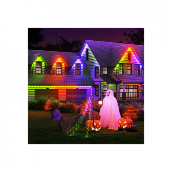 Nanoleaf Smart Multicolor Permanent Outdoor Lights Expansion Pack, 5m