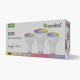 Nanoleaf Essentials Matter Wi-Fi Smart Bulb, 3pcs | GU10 | RGBCW