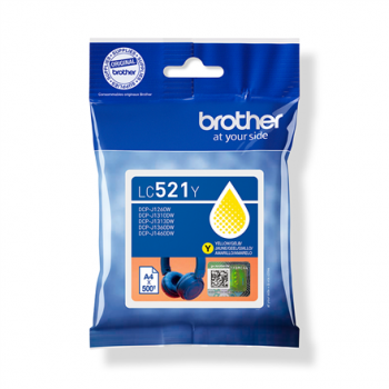 Brother LC521Y | Ink Cartridges | Yellow