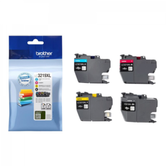 Brother LC3219XLVAL | Ink Cartridges | Black, Cyan, Magenta,Yellow