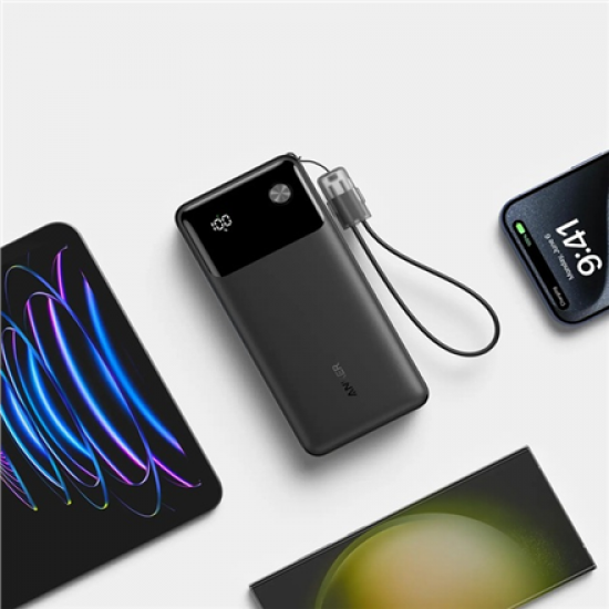 Anker Power Bank, B2B - Europe (excluded UK plug), 30 W | A1384G11 | 20000 mAh | Black