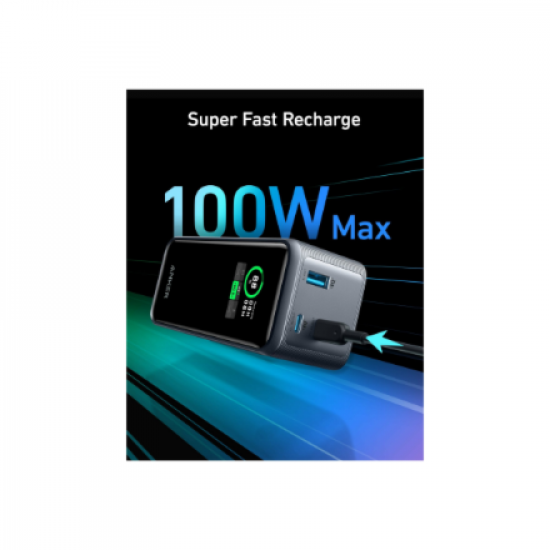 Anker Power Bank, 200 W | Prime | 20000 mAh | Black