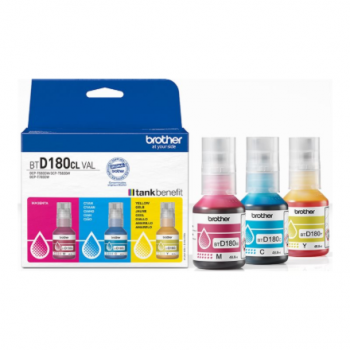 Brother BTD180CL | Ink refill | Yellow, Cyan, Magenta