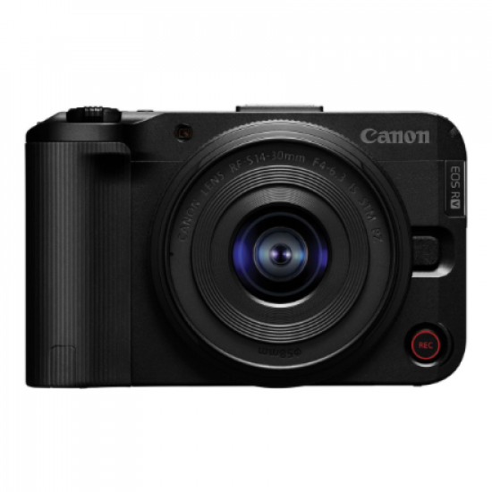 Canon EOS R50 V mirrorless camera + RF S 14-30mm F4-6.3 IS STM PZ lens | Megapixel 24.2 MP | Image stabilizer | ISO sensitivity (max) 32000 | Wi-Fi | Manual | CMOS | Black