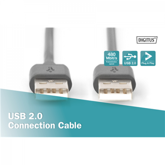 Digitus USB 2.0 connection cable | AK-300101-018-S