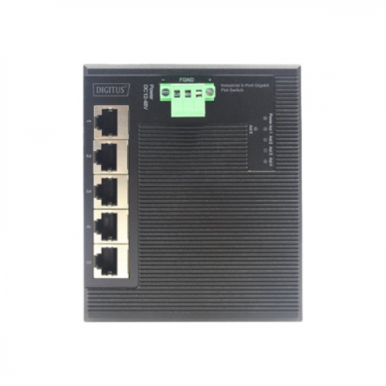 DIGITUS Industrial Gigabit Ethernet Flat Switch