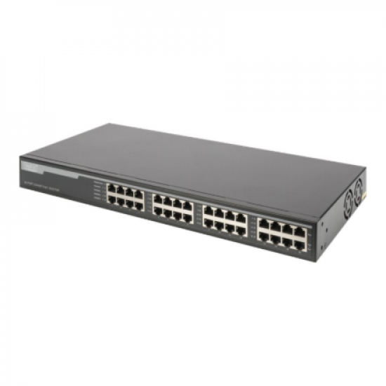 DIGITUS 10G Ethernet PoE+ Injector Hub, 802.3at, 10G