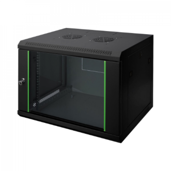 Digitus Wall Mounting Cabinets Dynamic Basic Series | DN-19 07-U-EC-SW | Black | 38.9 x 60 x 45 cm