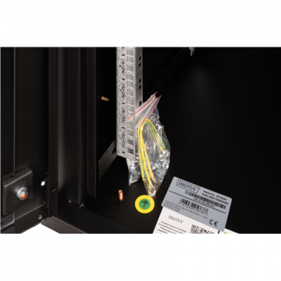 Digitus Wall Mounting Cabinet Unique Series | DN-19 16U-6/6-SW | Black | 82 x 60 x 60 cm