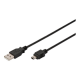Digitus Connection Cable, 1.8 m | AK-300108-018-S | USB Type A to USB Mini B