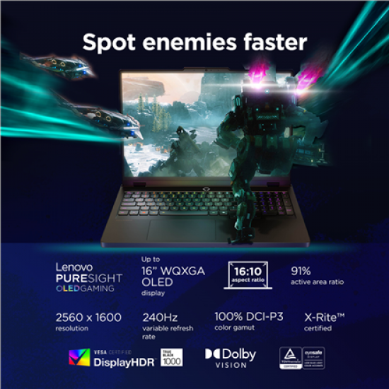 Lenovo Legion Pro 5 16IAX10 | Eclipse Black | 16 