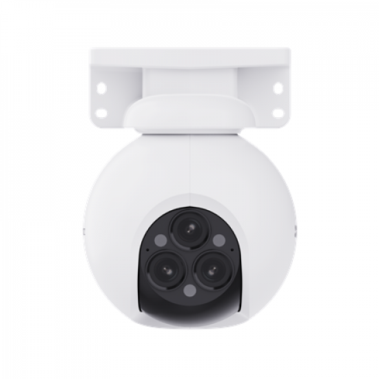 EZVIZ | Smart Home Wi-Fi Camera | CS-H80f | 4 MP+4 MP+4 MP | 2.8-12mm/F1.6 | IP67 | H.265/H.264 | Micro SD, Max. 512 GB
