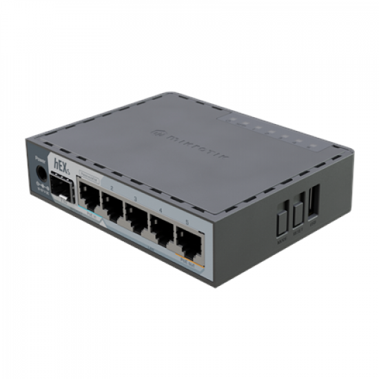 MikroTik hEX S (2025) | 10/100/1000 Mbit/s | Ethernet LAN (RJ-45) ports 5 | Mesh Support No | MU-MiMO No | No mobile broadband