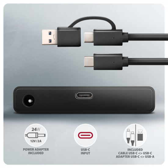 AXAGON USB-C 10Gbps FAST PORT X adapter for 2.5
