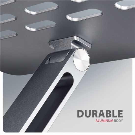 AXAGON Desk Mount | HMC-STND USB-C 5Gbps Stand and Hub 7in1 | Adjustable Height, Tilt | 10-16 