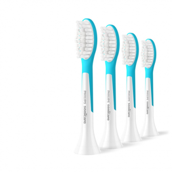Philips | Replacement brush heads | HX6044/90 Sonicare For Kids7+ | Heads | For kids | Number of brush heads included 4 | White/Blue