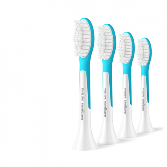 Philips | Replacement brush heads | HX6044/90 Sonicare For Kids7+ | Heads | For kids | Number of brush heads included 4 | White/Blue