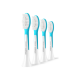 Philips | Replacement brush heads | HX6044/90 Sonicare For Kids7+ | Heads | For kids | Number of brush heads included 4 | White/Blue