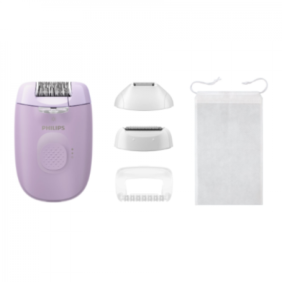 Philips Epilator | BRE257/00 Series 4000 | Number of power levels 2 | Purple